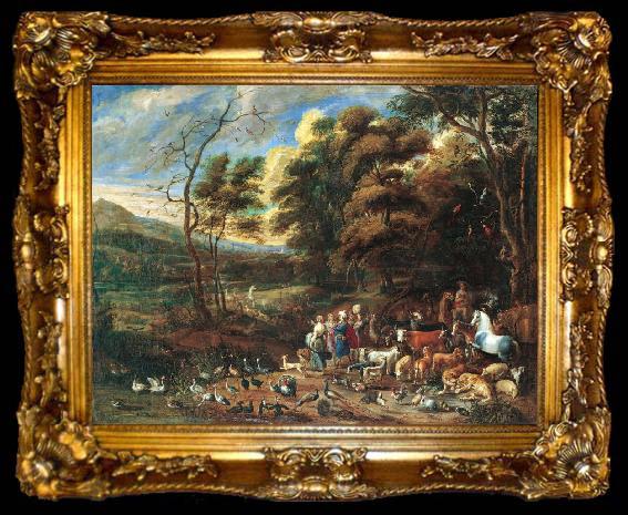 framed  unknow artist Journey to Noah